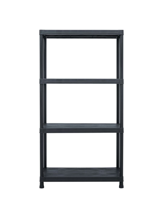 Hoiuriiul, must, 100 kg, 60 x 30 x 138 cm, plast