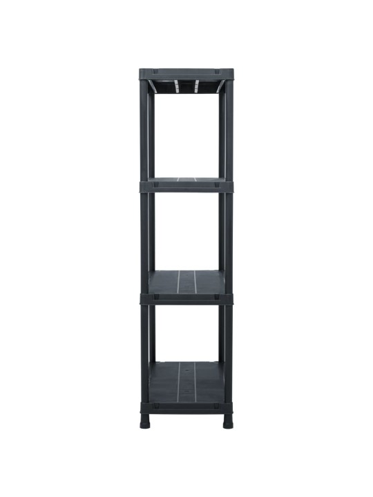 Hoiuriiul, must, 100 kg, 60 x 30 x 138 cm, plast