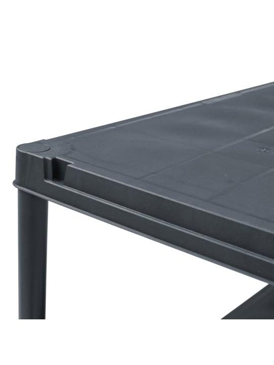Hoiuriiul, must, 100 kg, 60 x 30 x 138 cm, plast