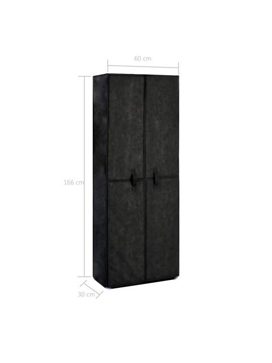 Kingakapp, must, 60 x 30 x 166 cm, kangas