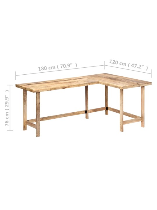 KIRJUTUSLAUD, 180 X 120 X 76 CM, TOEKAS MANGOPUIT
