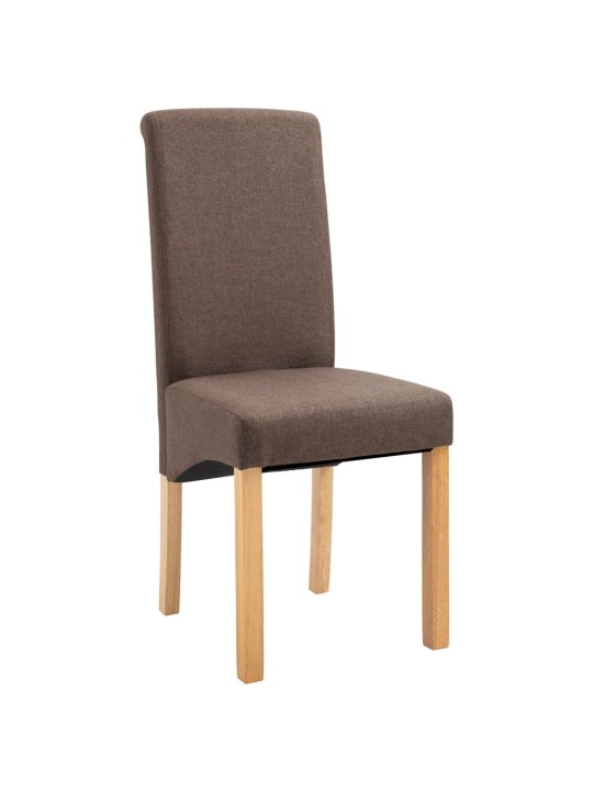 Söögitoolid 2 tk, pruun, kangas