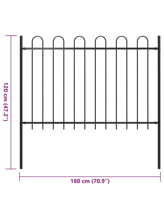 KUMERATE OTSTEGA AED, TERAS, 1,8 M, MUST