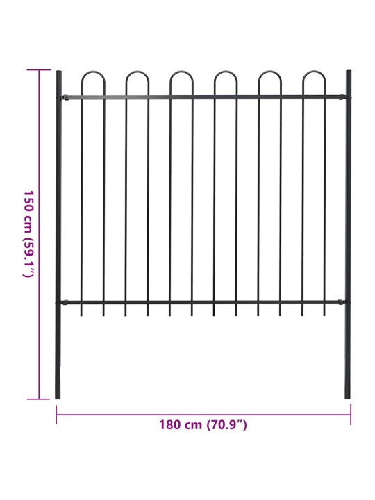 KUMERATE OTSTEGA AED, TERAS, 1,8 M, MUST