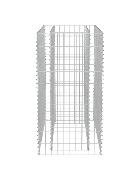 Gabioon-taimelava, tsingitud teras, 90 x 50 x 100 cm