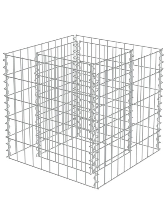 Gabioon-taimelava, tsingitud teras 50 x 50 x 50 cm