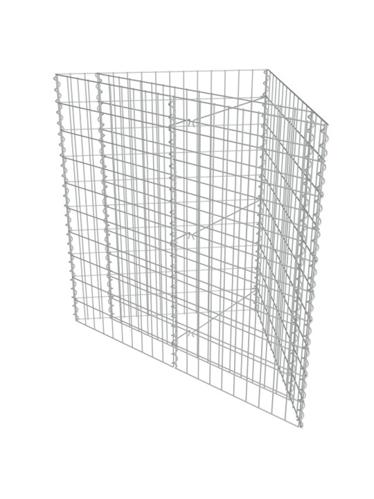 Gabioon-taimelava, tsingitud teras, 75 x 75 x 50 cm