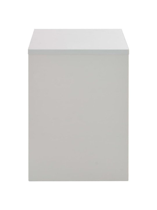 Peegli ja pingiga tualettlaud, hall, 104 x 45 x 131 cm