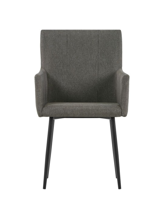 Käetugedega söögitoolid 2 tk kangas (ainult uk/fi/ie/no)