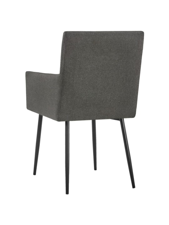 Käetugedega söögitoolid 2 tk kangas (ainult uk/fi/ie/no)