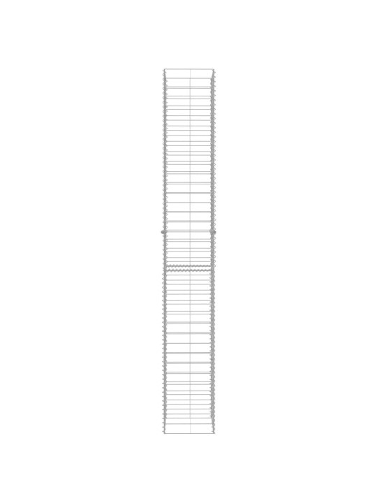 Gabioonkorvid 3 tk, tsingitud teras 25 x 25 x 197 cm