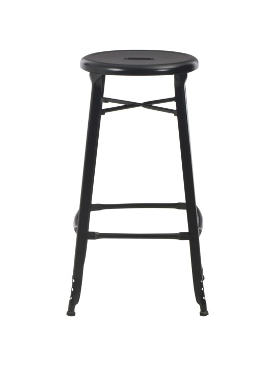 3-osaline baarikomplekt, teras, must