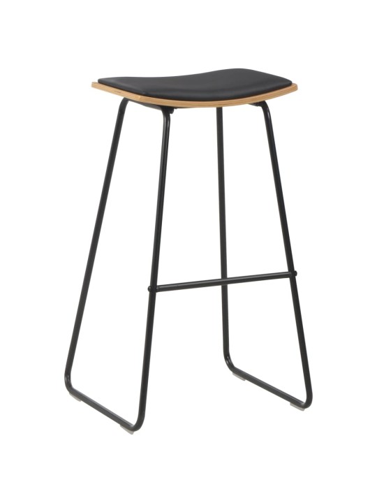 3-osaline baarikomplekt, teras, must