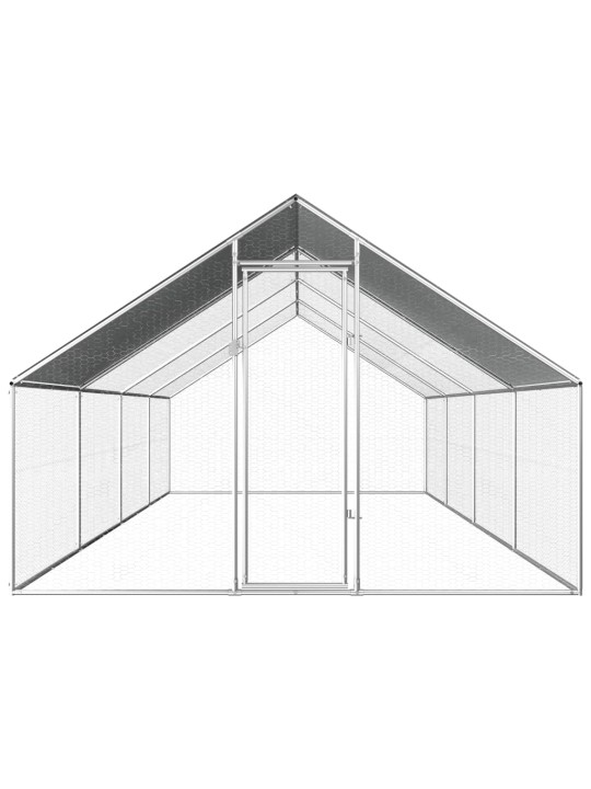 Kanapuur, 2,75 x 8 x 1,92 m, tsingitud teras