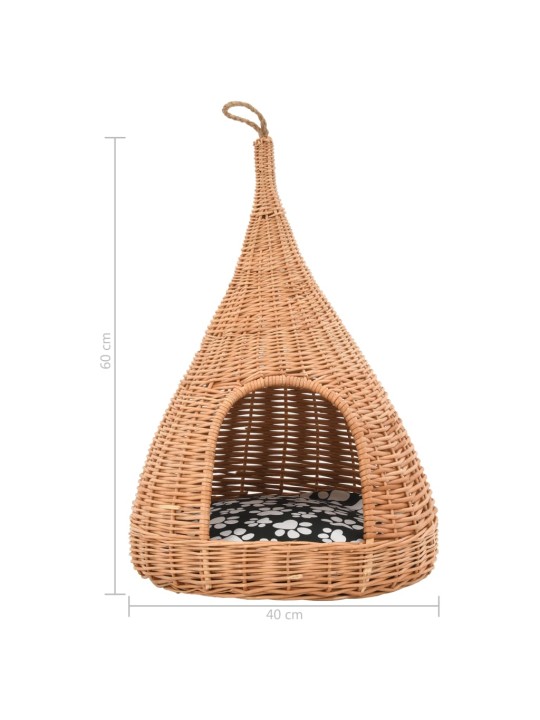 Kassimaja pehmendusega, 40 x 60 cm looduslik paju tipi telk