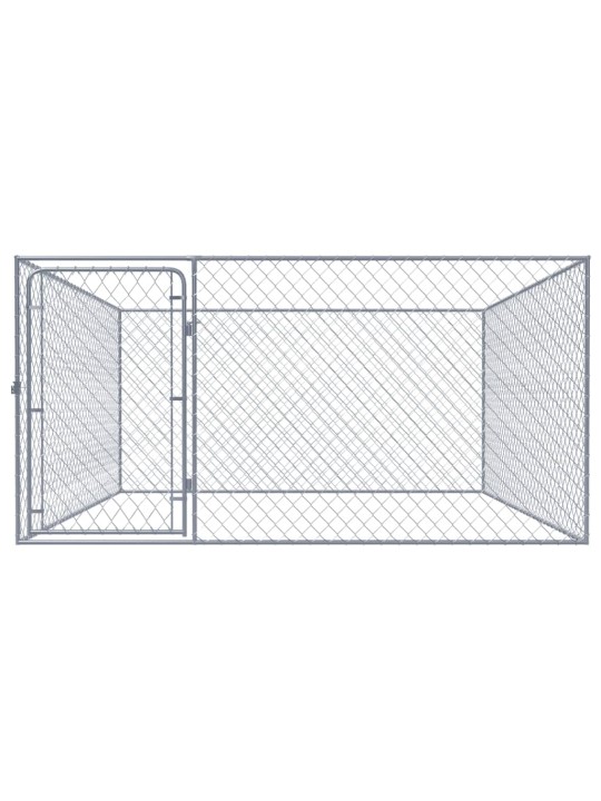 Koeraaedik, tsingitud teras, 2 x 2 x 1 m