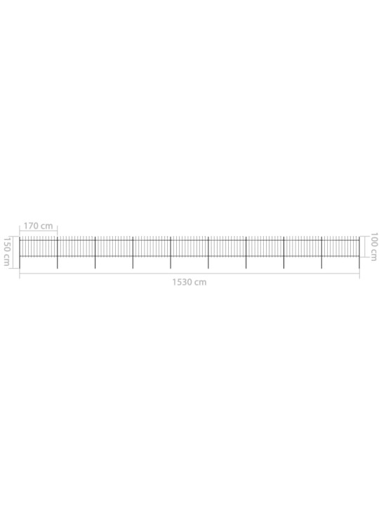 TERAVA OTSAGA AED, TERASEST, 15,3 X 1 M, MUST