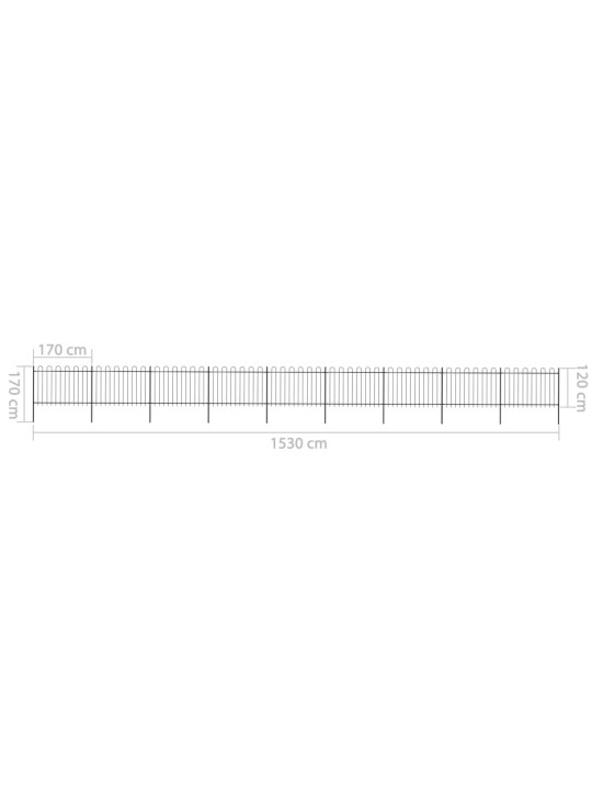 KUMERATE OTSTEGA AED, TERAS, 15,3 X 1,2 M, MUST