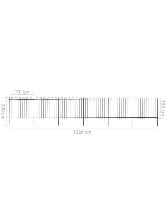 KUMERATE OTSTEGA AED, TERAS, 10,2 X 1,5 M, MUST