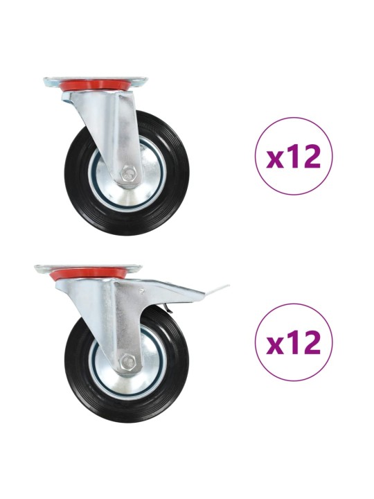 PÖÖRLEVAD RATTAD, 24 TK, 160 MM