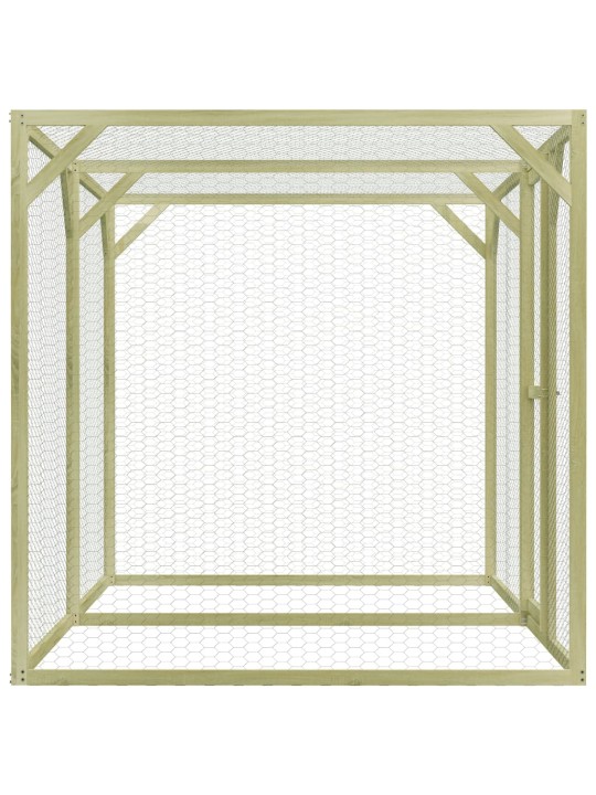 Kanakuut 1,5 x 3 x 1,5 m, immutatud männipuit