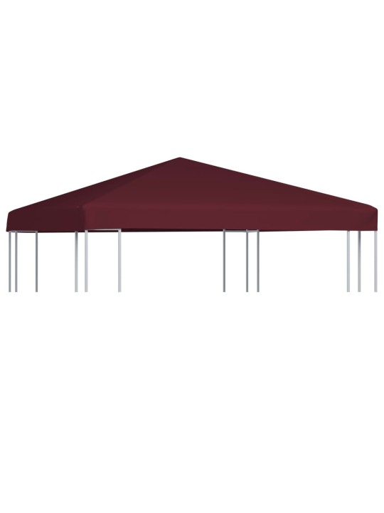 Varjualuse katus 310 g/m² 3 x 3 m, bordoopunane