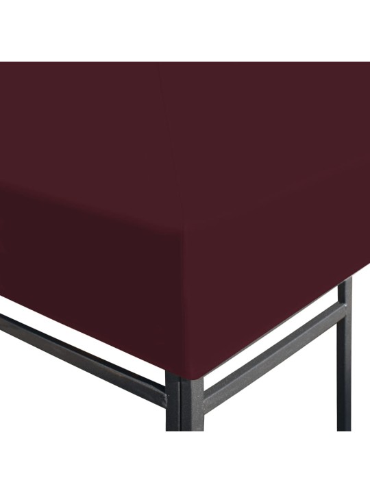 Varjualuse katus 310 g/m² 3 x 3 m, bordoopunane