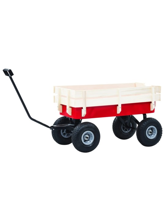 Käsikäru, 150 kg, punane