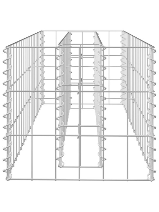 Gabioon-taimelava, tsingitud teras, 90 x 30 x 30 cm