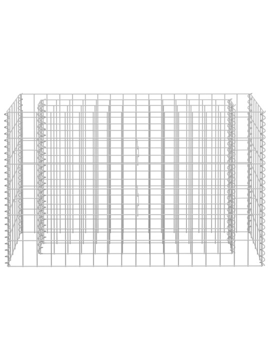 Gabioon-taimelava, tsingitud teras, 90 x 30 x 60 cm