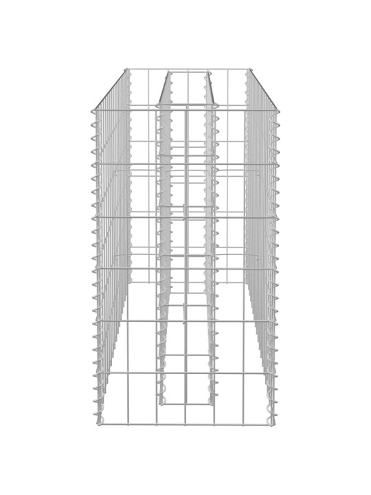 Gabioon-taimelava, tsingitud teras, 90 x 30 x 60 cm