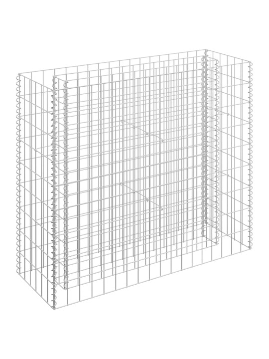 Gabioon-taimelava, tsingitud teras, 90 x 30 x 90 cm