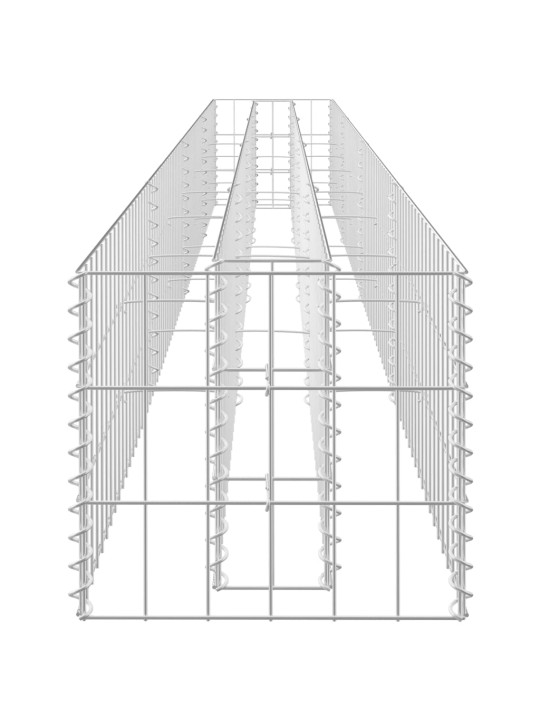 Gabioon-taimelava, tsingitud teras, 360 x 30 x 30 cm