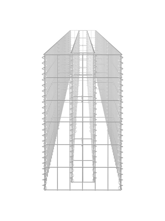 Gabioon-taimelava, tsingitud teras, 360 x 30 x 60 cm