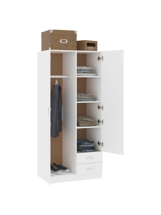 GARDEROOB VALGE 80 X 52 X 180 CM TEHISPUIT