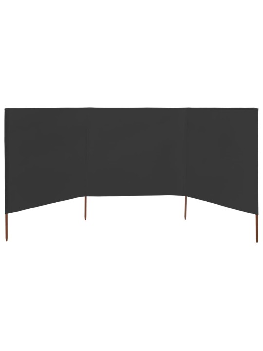 TUULEKAITSE SEIN 3 PANEELIST, KANGAS, 400 X 160 CM ANTRATSIIT