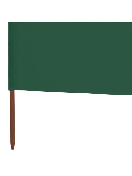 Tuulekaitse sein 9 paneelist, kangas, 1200 x 80 cm roheline