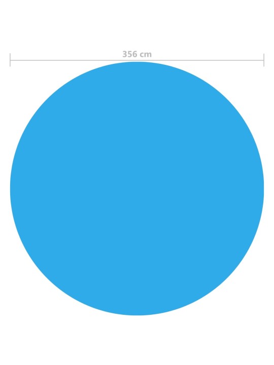 Basseinikate, sinine, 356 cm, pe