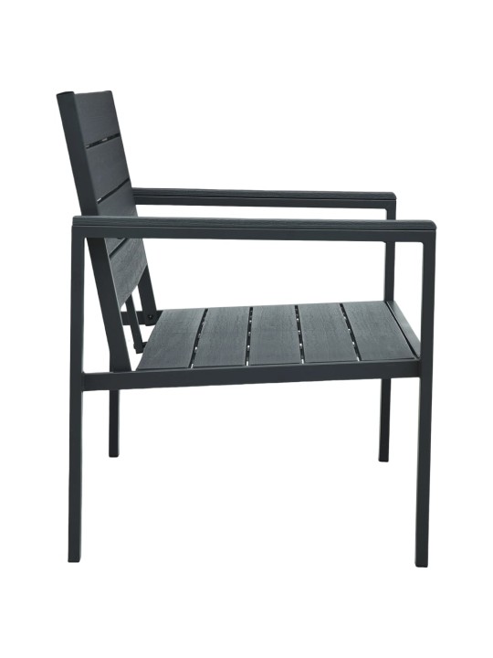AIAPINK, 120 CM, HDPE, HALL, PUIDUVÄLIMUSEGA