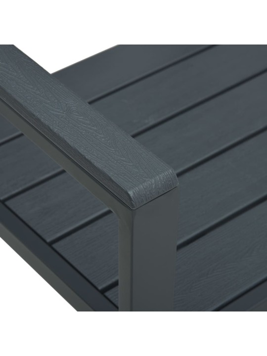 AIAPINK, 120 CM, HDPE, HALL, PUIDUVÄLIMUSEGA