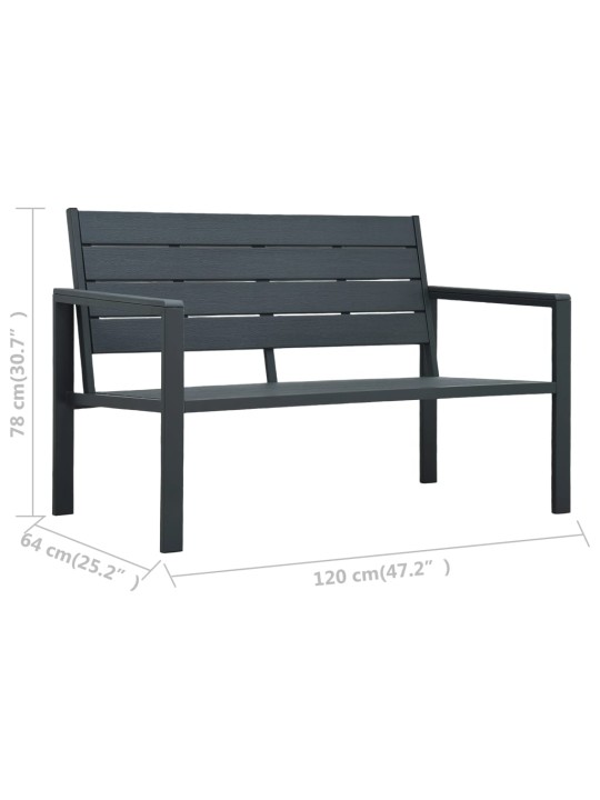 AIAPINK, 120 CM, HDPE, HALL, PUIDUVÄLIMUSEGA