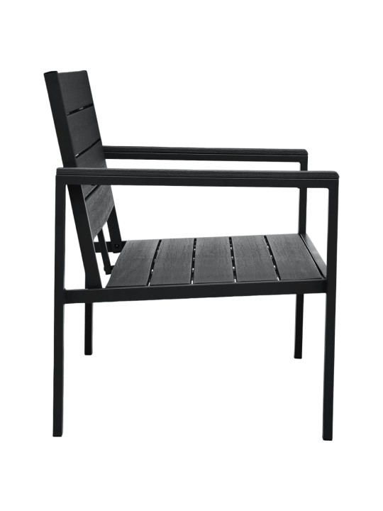AIAPINK, 120 CM, HDPE, MUST, PUIDUVÄLIMUSEGA