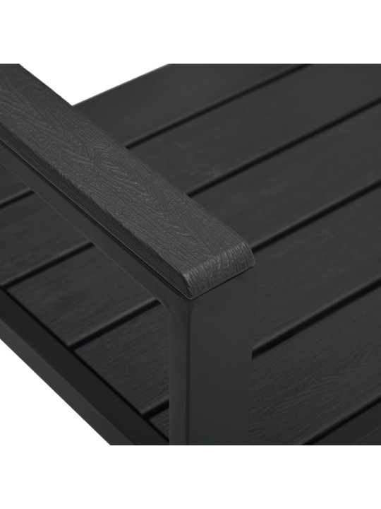 AIAPINK, 120 CM, HDPE, MUST, PUIDUVÄLIMUSEGA
