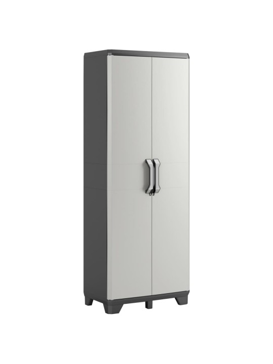 KETER HOIUKAPP RIIULITEGA GEAR, MUST JA HALL, 182 CM