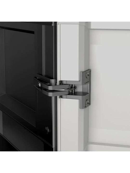 KETER HOIUKAPP RIIULITEGA GEAR, MUST JA HALL, 182 CM