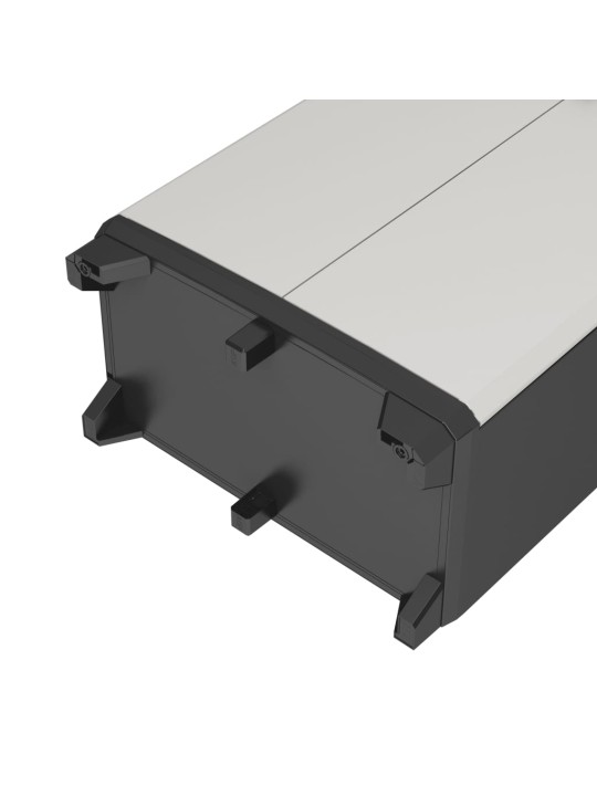 KETER HOIUKAPP RIIULITEGA GEAR, MUST JA HALL, 182 CM