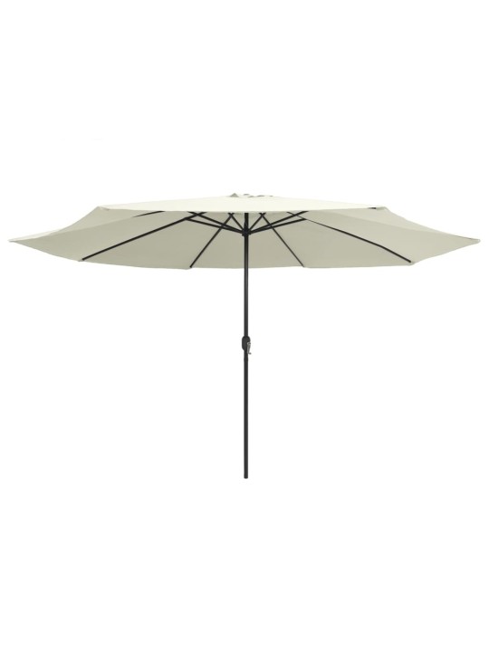 AIA PÄIKESEVARI METALLPOSTIGA 390 CM, LIIVABEEŽ