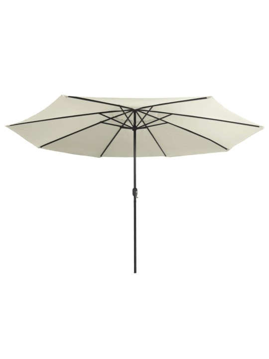 AIA PÄIKESEVARI METALLPOSTIGA 390 CM, LIIVABEEŽ