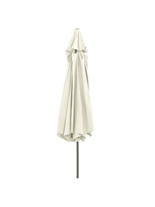 AIA PÄIKESEVARI METALLPOSTIGA 390 CM, LIIVABEEŽ
