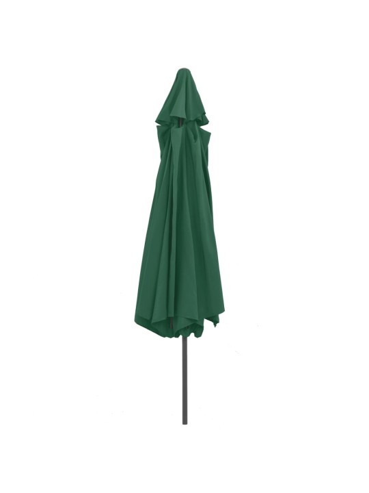 AIA PÄIKESEVARI METALLPOSTIGA 390 CM, ROHELINE